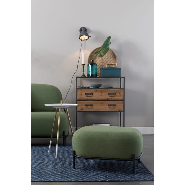 Zelená podnožka White Label Polly-image-1