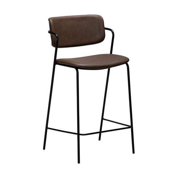 Hnedá barová stolička (výška sedadla 67,5 cm) Zed – DAN-FORM Denmark