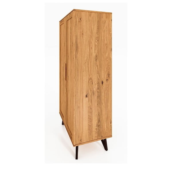 Šatníková skriňa z dubového dreva 91x185 cm Golo - The Beds-image-3