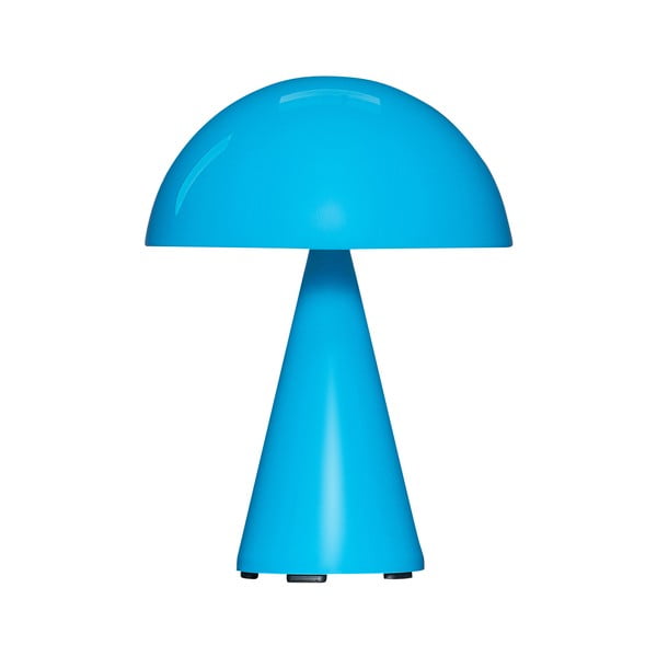 Modrá LED stmievateľná stolová lampa (výška 20 cm) Mush – Hübsch