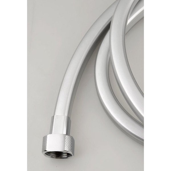 Plastová sprchová hadica v striebornej farbe Quadroflex – Sapho-image-2