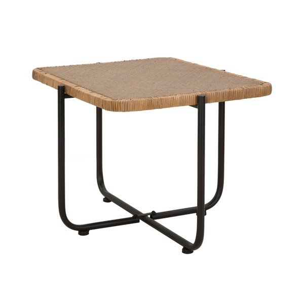 Čierny/v prírodnej farbe ratanový konferenčný stolík 55x75 cm Cebu – Mauro Ferretti-image-2