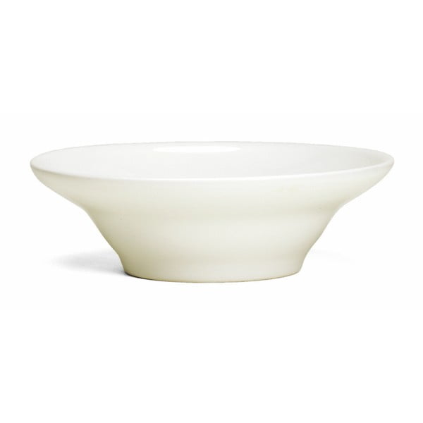 Biely kameninový polievkový tanier Kähler Design Ursula, ⌀ 20 cm