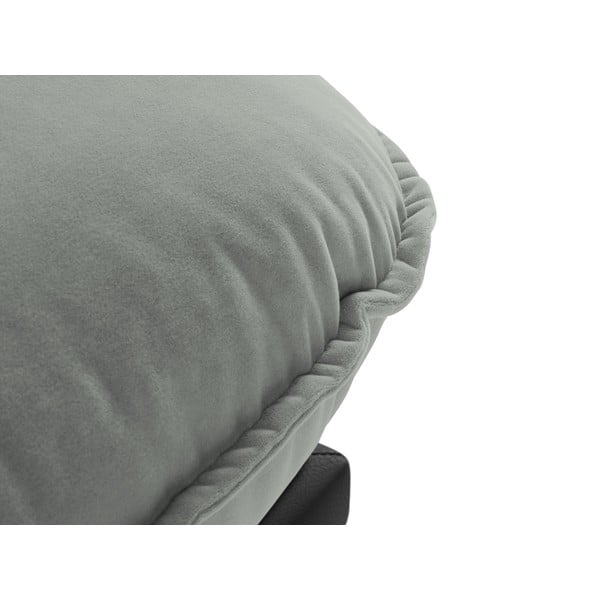 Sivé zamatové kreslo Auguste – Interieurs 86-image-1