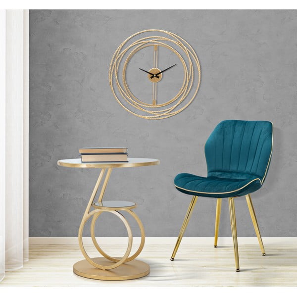 Súprava 2 tyrkysovomodrých polstrovaných jedálenských stoličiek Mauro Ferretti Paris-image-1