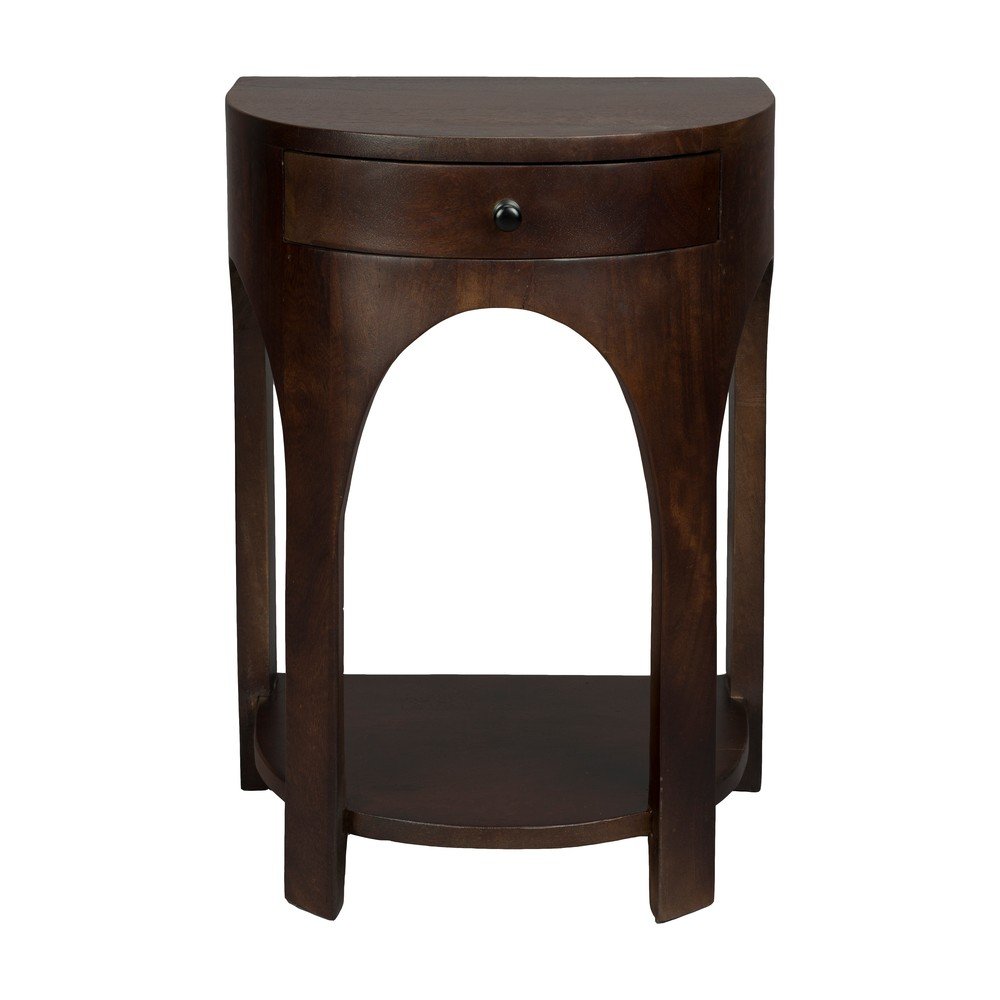 E-shop Odkladací stolík z mangového dreva 30x40 cm Belvedere – Dutchbone