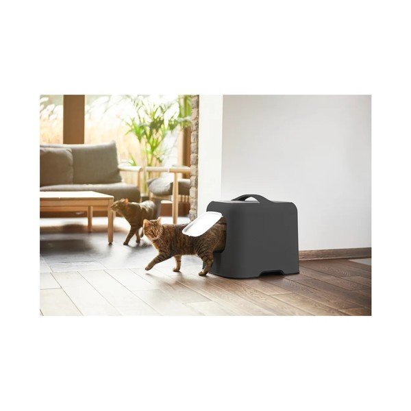 Antracitová súprava mačacieho záchodu a lopatky Biala – Rotho-image-3