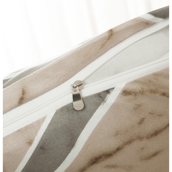 Svetlohnedé 6-dielne obliečky na jednolôžko z mikrosaténu 140x200 cm Marco – My House-image-2