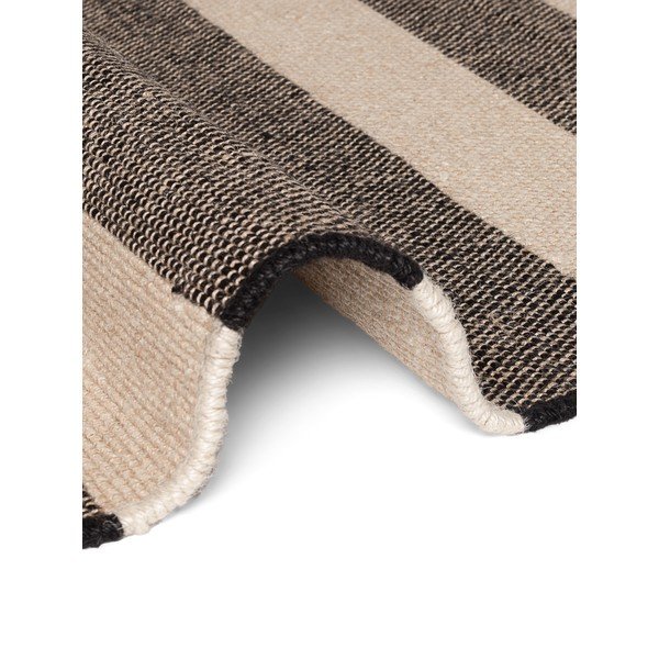 Čierny/krémovobiely ručne tkaný jutový behúň 80x200 cm Playa – Hanse Home-image-3