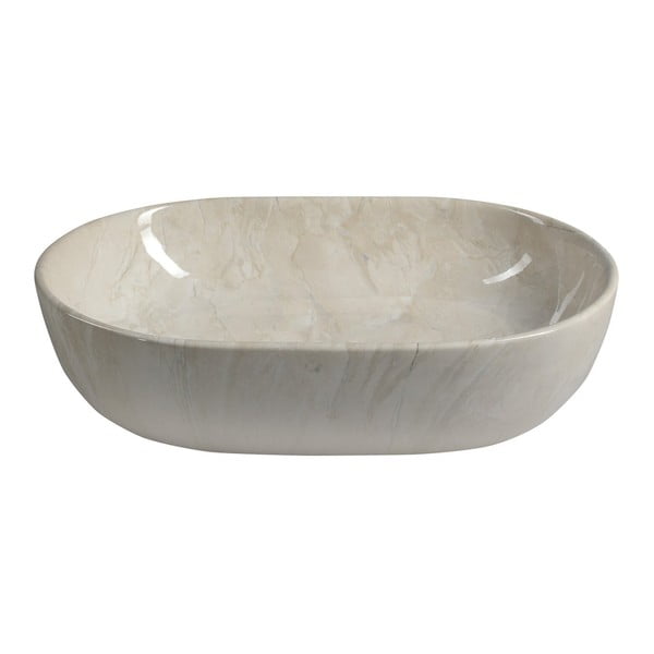 Béžové keramické umývadlo 59x42 cm Dalma – Sapho-image-2