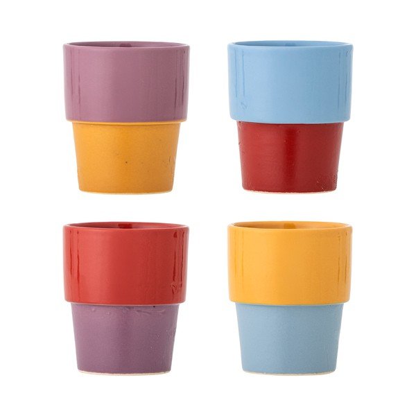 Kameninové šálky v súprave 4 ks na cappuccino 150 ml Ewan – Bloomingville