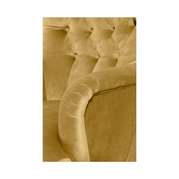 Žlté kreslo Max Winzer Brandon Suede-image-4