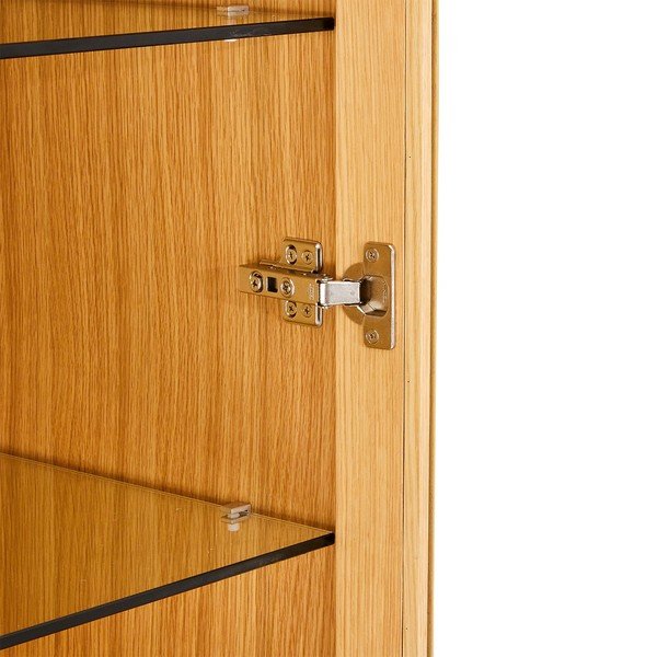 Hnedá vitrína v dekore dubového dreva Furnhouse Tokyo-image-1
