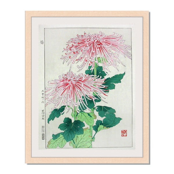 Obraz v ráme Liv Corday Asian Flower Paradise, 40 x 50 cm