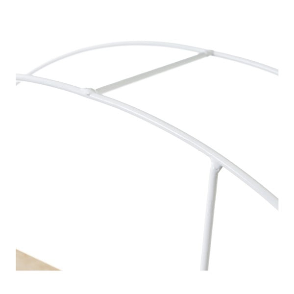 Biela prírodná poschodová polica z masívu pavlovnie - Casa Selección-image-1