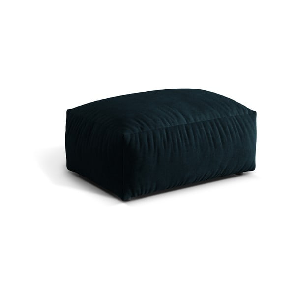 Tmavomodrá zamatová modulárna podnožka Martina – Micadoni -image-1