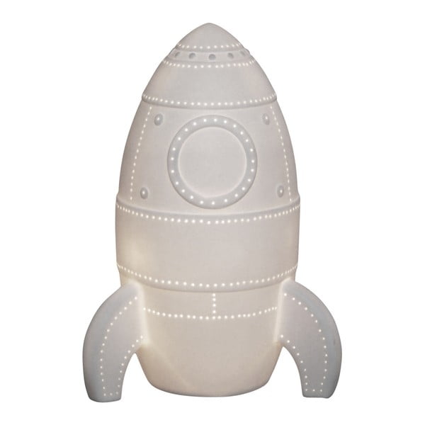 Biela stolová lampa Opjet Paris Rocket