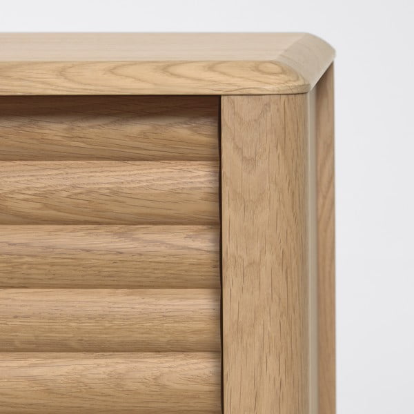 TV komoda v dubovom dekore Kave Home Lenon-image-1