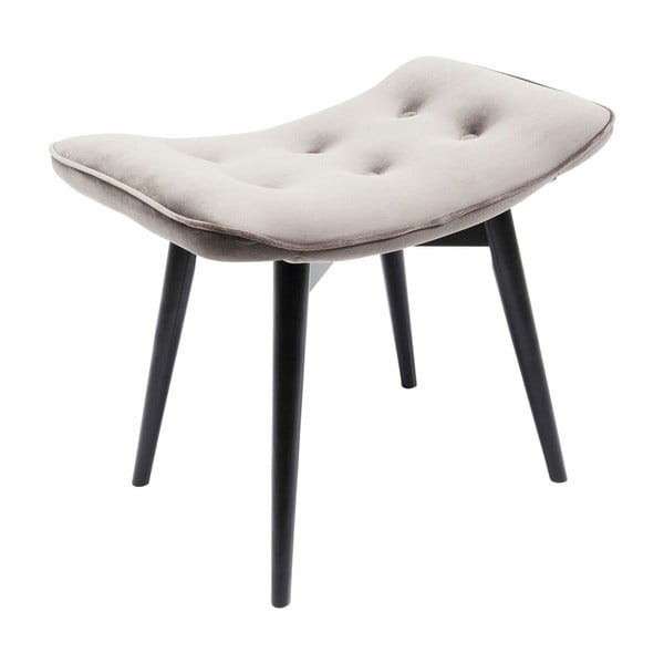 Sivá stolička Kare Design Vicky Velvet