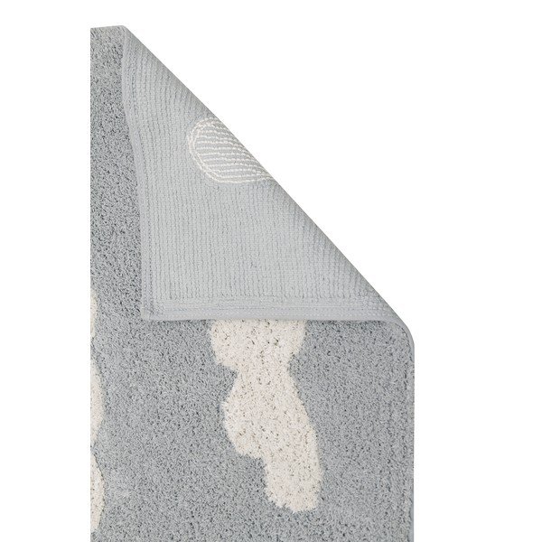 Sivý prateľný ručne tkaný detský koberec s prímesou bavlny 120x160 cm Clouds Grey – Lorena Canals-image-3