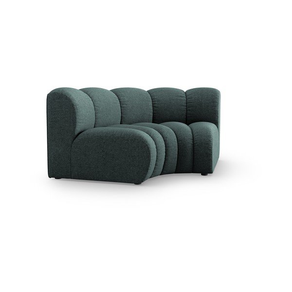 Tyrkysový ženilkový modul pohovky (variabilný roh) Lupine – Micadoni-image-1