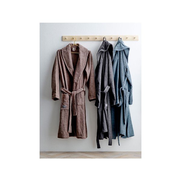 Modrý župan z organickej bavlny Södahl, veľkosť S/M-image-2