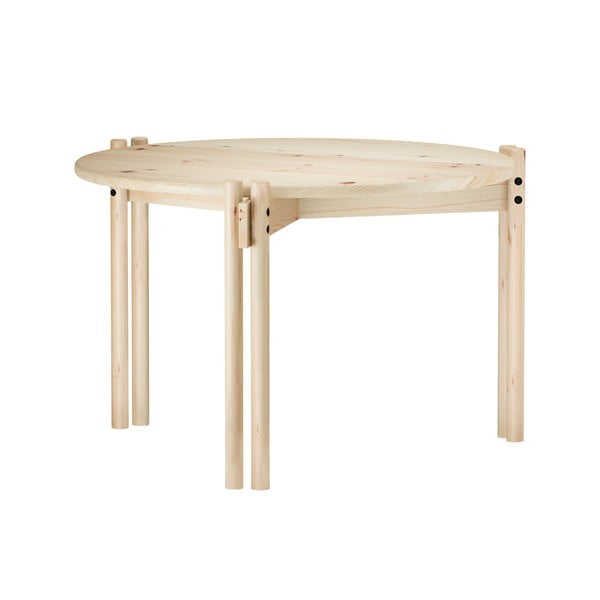 Okrúhly konferenčný stolík z borovicového dreva v prírodnej farbe ø 60 cm Sticks – Karup Design-image-3