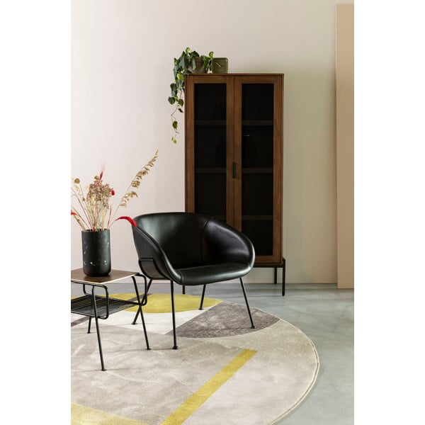 Žlto-sivý koberec Zuiver Hilton, ø 240 cm-image-1