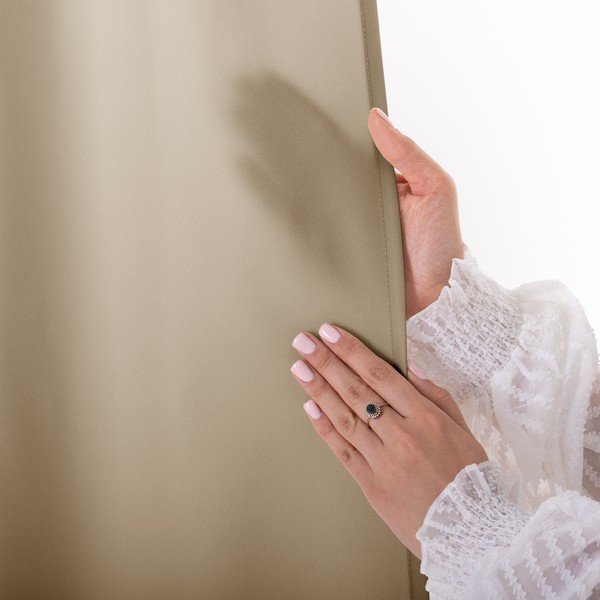 Béžový dimout záves 140x270 cm Carli – Restilo-image-3