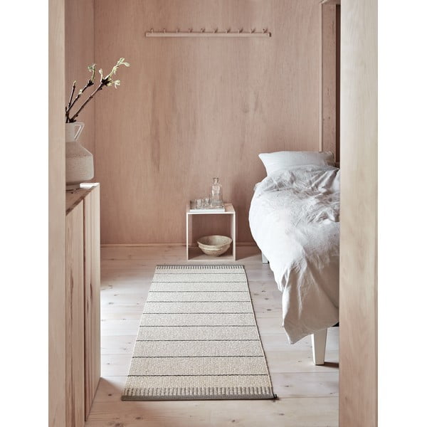 Svetlosivo-krémový vnútorný a vonkajší koberec 60x125 cm Belle Warm Grey – Pappelina-image-1