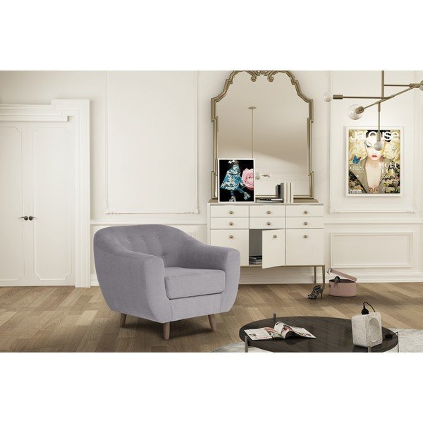 Svetlosivé kreslo Jalouse Maison Vicky-image-1