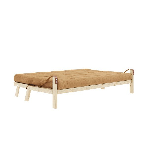 Menčestrová rozkladacia pohovka v horčicovohnedej farbe 204 cm Poetry – Karup Design-image-3