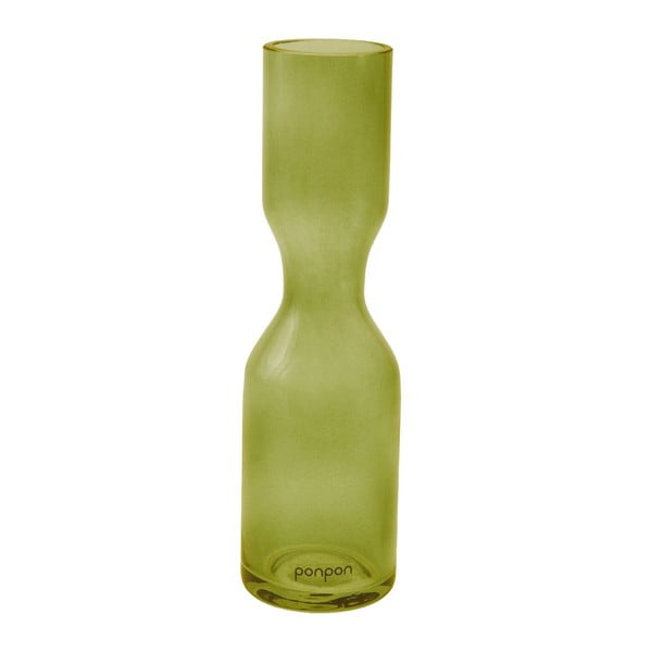 Váza Pinch 52 cm, zelená