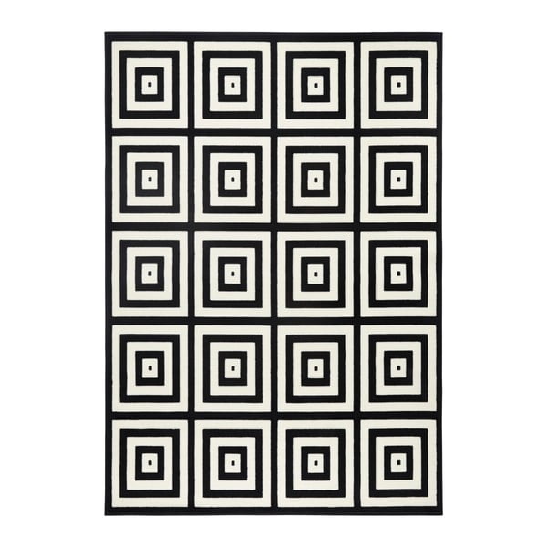 Čierno-sivý koberec Zala Living Duola, 200 × 290 cm