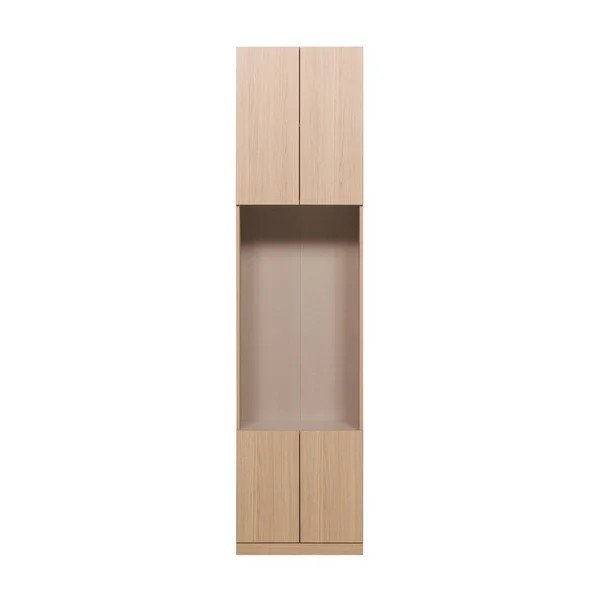 Modulárna skrinka v prírodnej farbe 54x215 cm Build – WOOOD-image-3