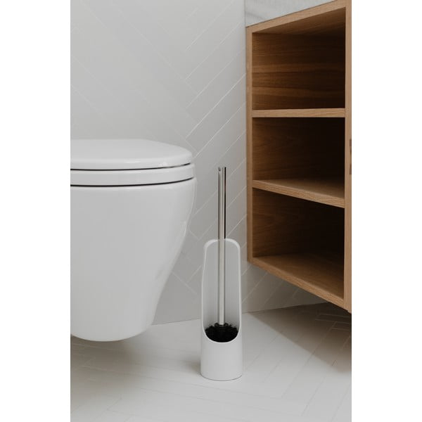Biela plastová WC kefa Touch - Umbra-image-3