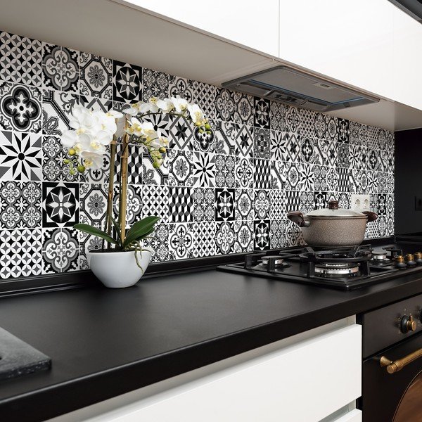 Súprava 24 samolepiek na stenu Ambiance Chikito, 10 x 10 cm-image-2