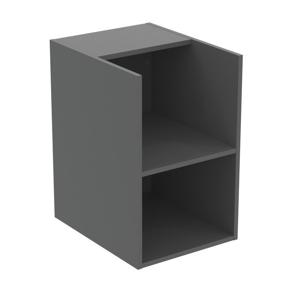 Sivá nízka závesná kúpeľňová skrinka 40x63 cm i.Life B – Ideal Standard-image-2