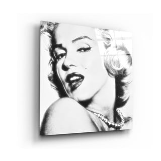 Sklenený obraz Insigne Marilyn Monroe, 40 x 40 cm