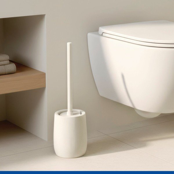Krémovobiela keramická WC kefa Fablo – Wenko-image-1