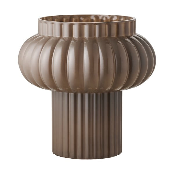 Hnedá sklenená váza (výška  27 cm) Celia – House Nordic