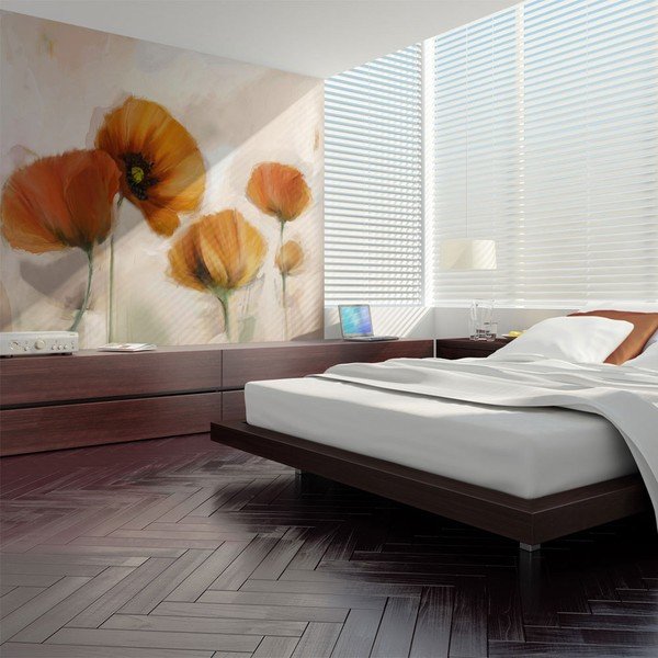 Veľkoformátová tapeta Artgeist Vintage Poppies, 400 x 309 cm-image-1