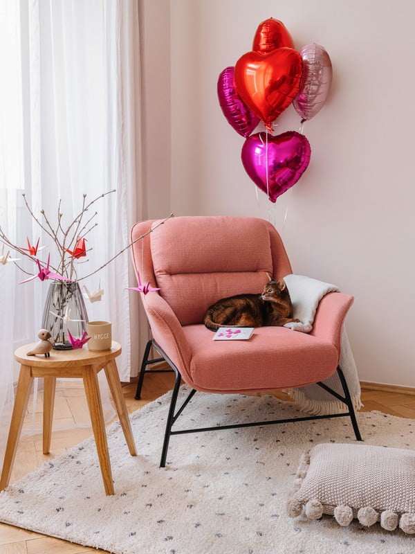 Inšpirácia: Valentín, Obývacia izba