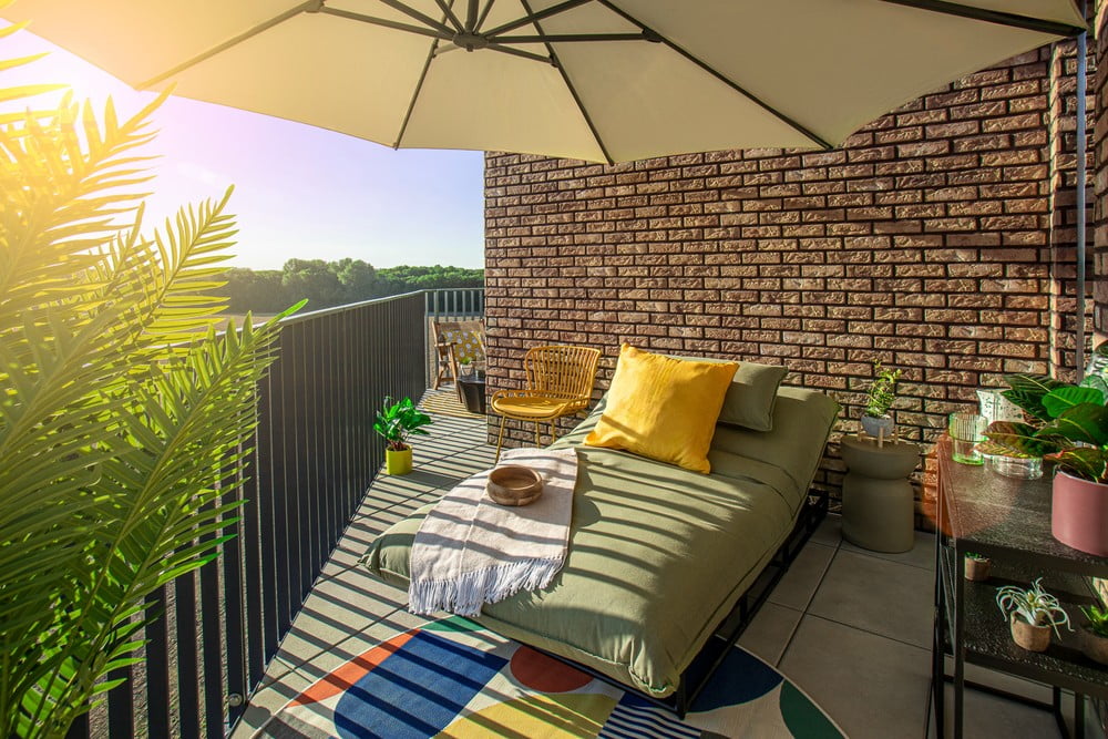 Inšpirácia: Balkón a terasa, Záhrada, Leto, Textil