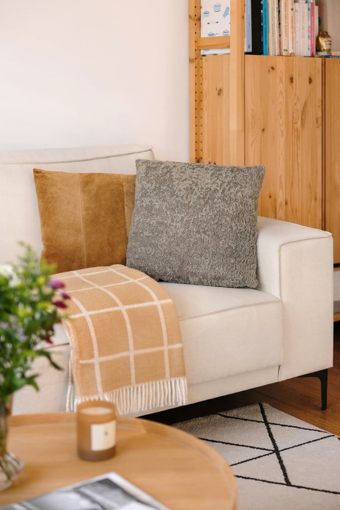 Inšpirácia: Obývacia izba, Škandinávsky štýl, Textil