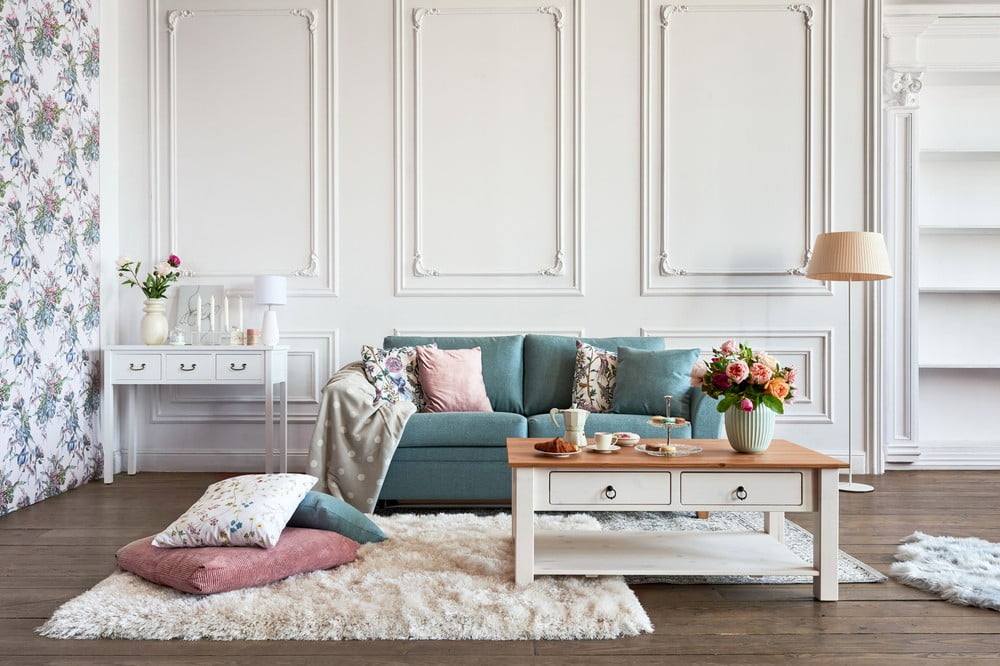 Inšpirácia: Romantický štýl, Obývacia izba, Veľká noc, Jar