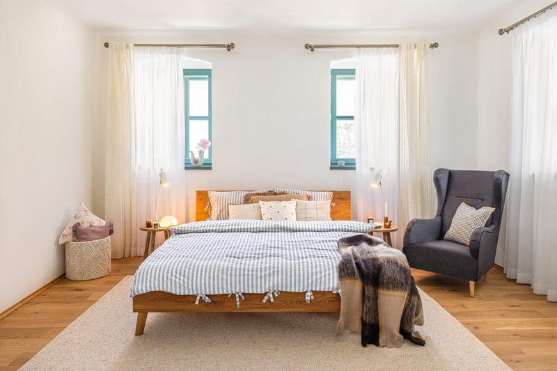 Inšpirácia: Spálňa, Rustikálny štýl