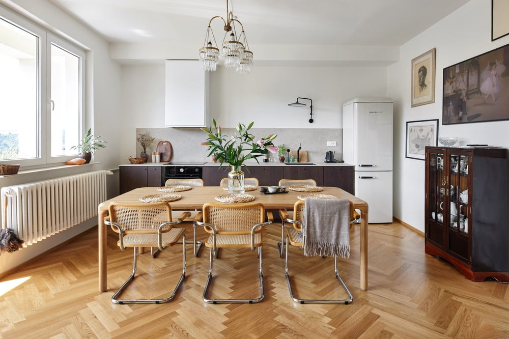 Inšpirácia: Jedáleň, Kuchyňa a jedáleň