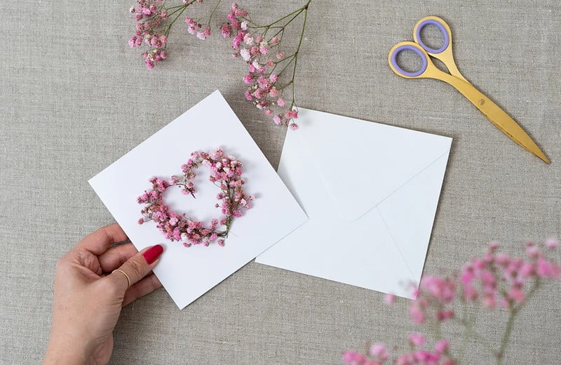 DIY: výroba valentínskej pohľadnice