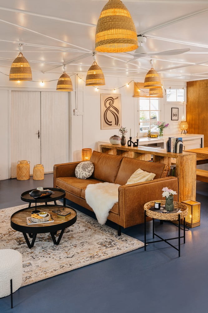 Inšpirácia: Rustikálny štýl, Obývacia izba